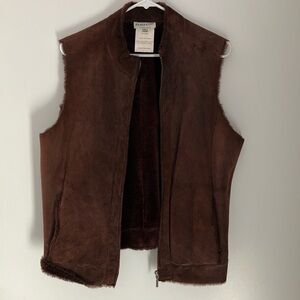 Pendleton Vintage Shearling Zip Vest XL